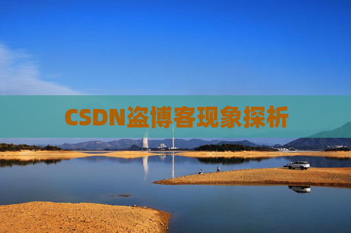CSDN盗博客现象探析